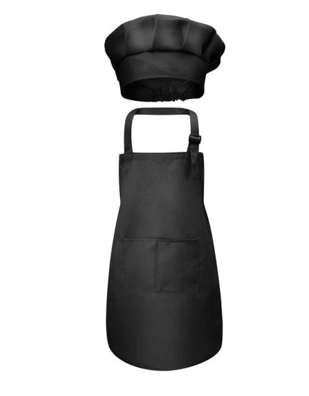 Child Craft Apron and Hat Set Solid Color
