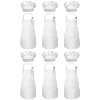 12-Piece Apron and Chef Hat Set
