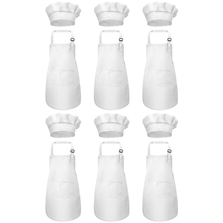 12-Piece Apron and Chef Hat Set