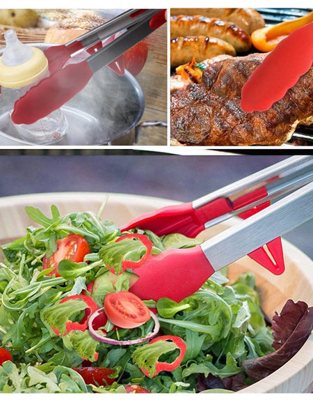 Silicone Tips and Stand Design For Salad