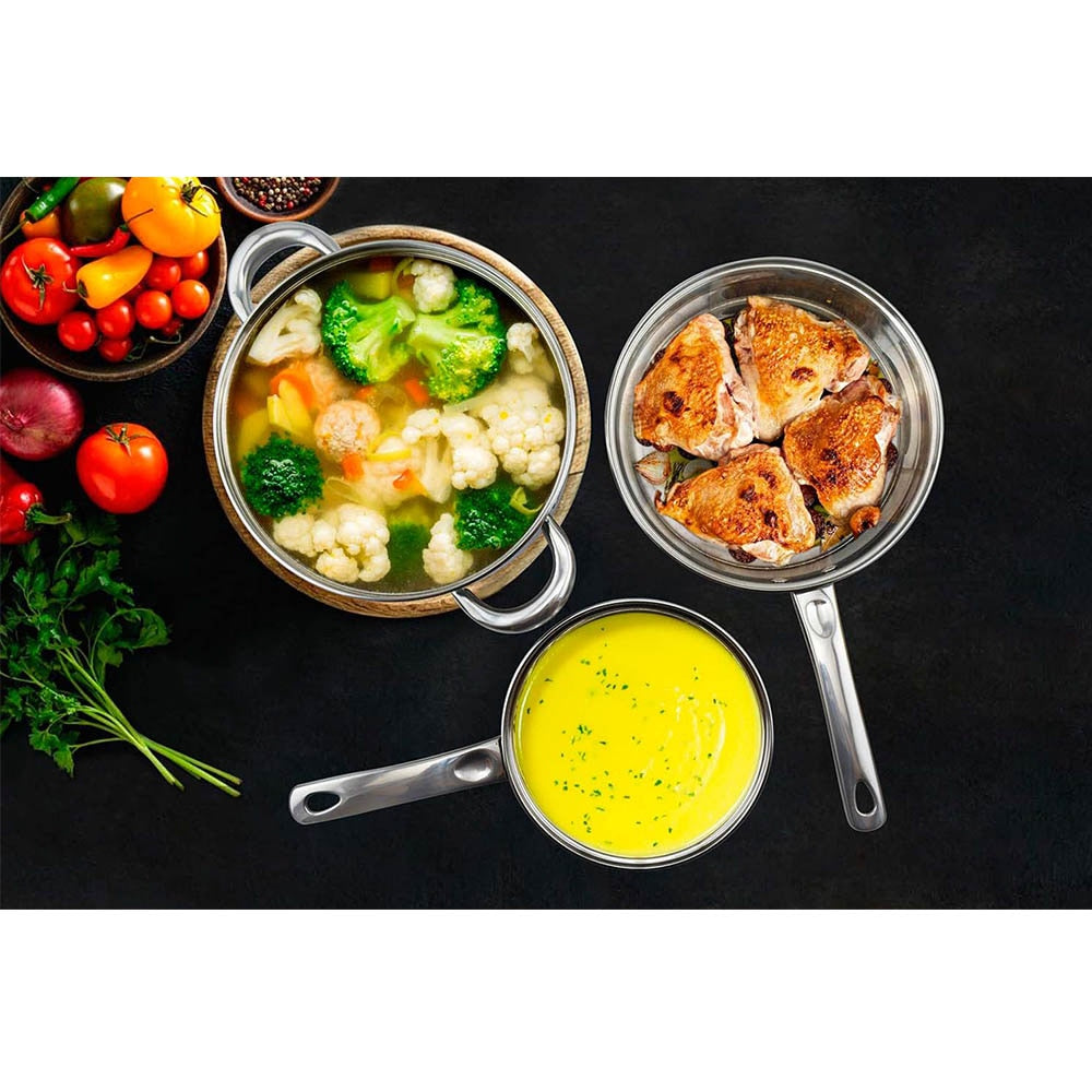 Fry Pan with Lids Kitchenware Set