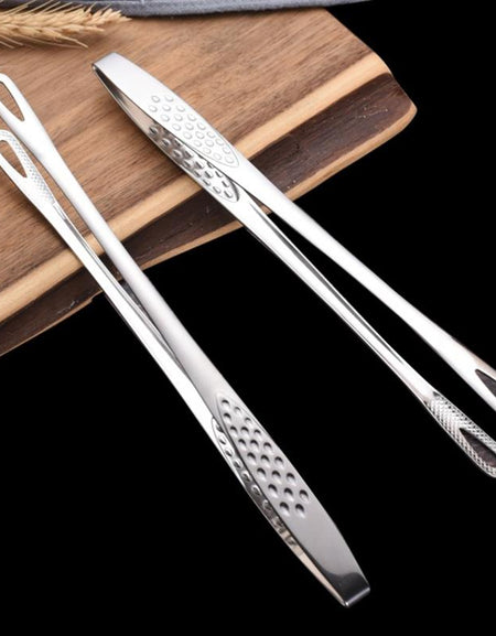 Stainless Steel Food Tongs Long Handle Non-Slip