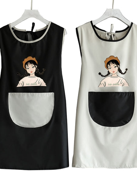Household Apron Kitchen Waterproof