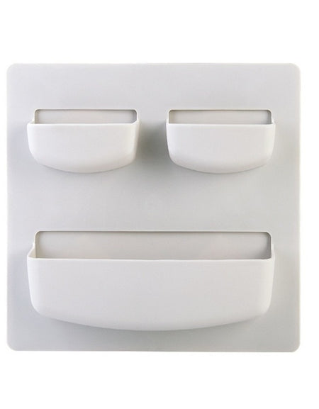 Household paste-type wall shelf kitchen organizer