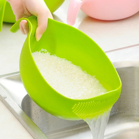 Food Grade Plastic Rice Beans Peas Washing Filter Strainer Basket