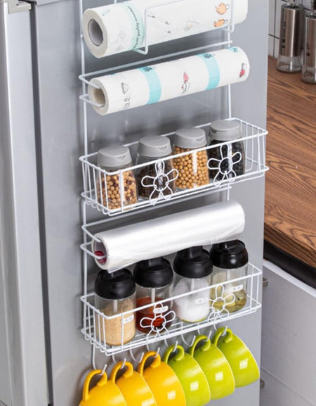 Refrigerator shelf side wall hanging storage