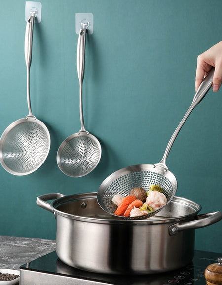 Fryer Oil Frying Scoop Noodles Dumpling Sieve Kitchen