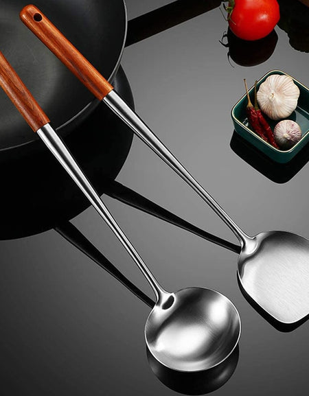 Utensils Kitchen Wok Spatula Iron