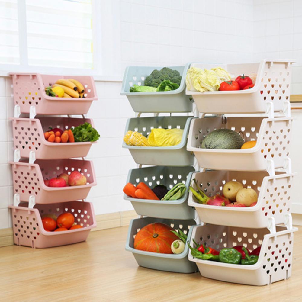 Practical stackable fruit basket